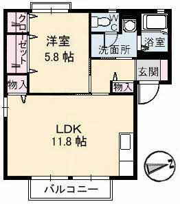 サングリーン B棟 B0105号-16