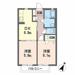 プログレス　Ａ棟 A0202号室