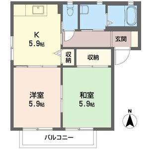 テンダーヴィラ　Ｂ棟 B0105号室