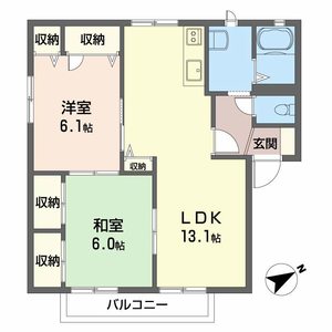 レインボーハイツ B棟 B0103号-14