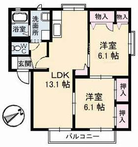 レインボーハイツ　Ｂ棟 B0205号-11