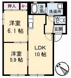 ハイツ安倍21 Ⅱ棟 B0101号-12