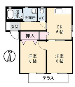 メイプルガーデン　Ｂ棟 B0104号室