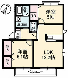 ＷＩＮＤＳＯＲ　Ｂ棟 B0203号-2