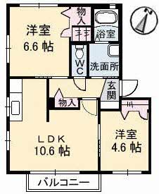 クレール六反　Ⅵ棟 E0112号-12