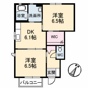フェリス　Ａ棟 A0101号-2