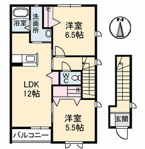 Ｔ．Ｈ．サルーテ　Ｂ棟 B0203号室