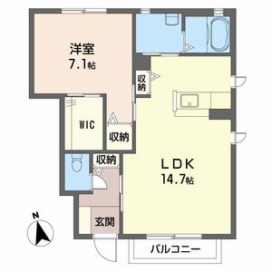 カエデ A棟 A0102号-2