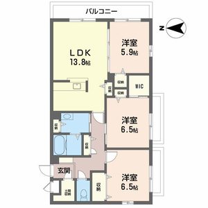 ベルアネス　Ｂ棟 B0212号室