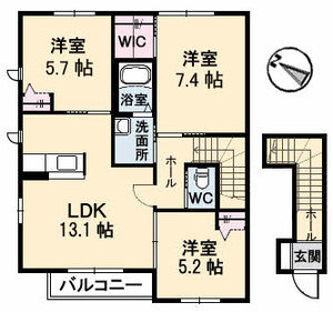 Ｆｏｒｅ　Ｃａｓｔｌｅ　Ⅰ棟 A0201号-2