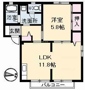 フレグランス駅家　Ｂ棟B0102-2