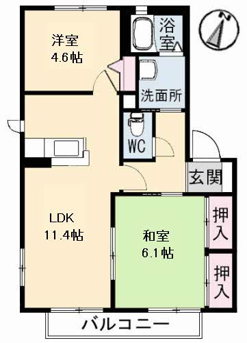 エンジェルハイツ　Ａ棟A0102-2