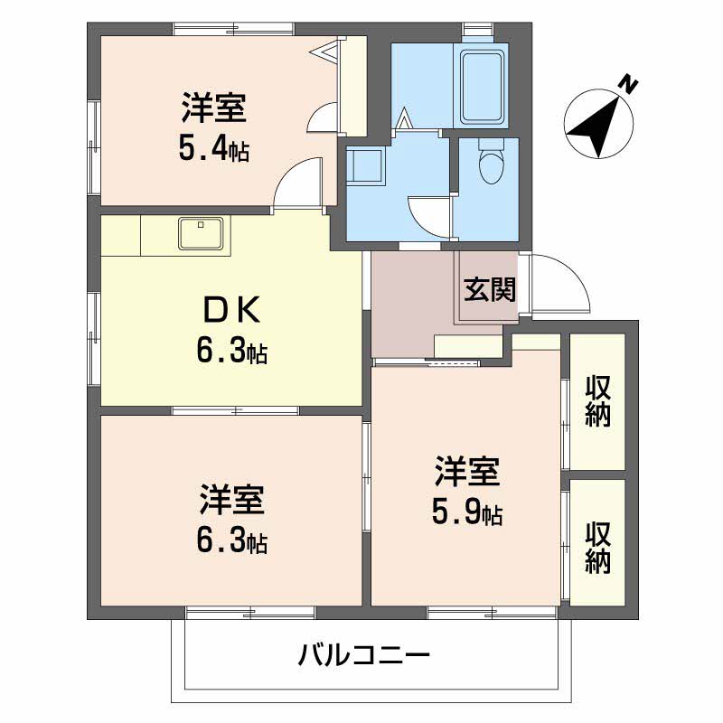メゾンラフィネ B棟 B0203号-16