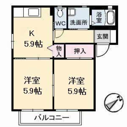 グレース曙　Ｃ棟C0101-2