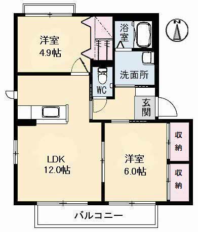 クレストハイツ　Ａ棟A0202-2