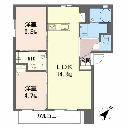カーレントティエラ　Ｃ棟C0101-2