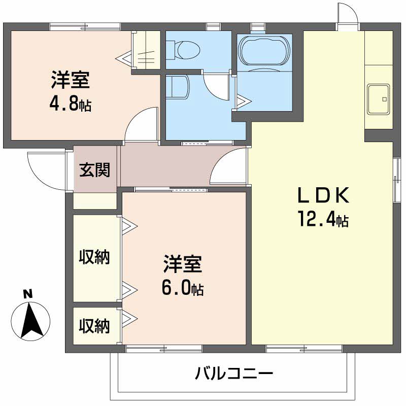 ルピナス御幸　Ｂ棟B0201-2