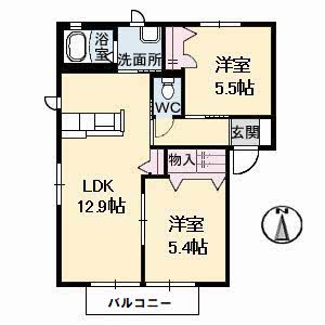ブルメゾン　Ａ棟 A0201号-14