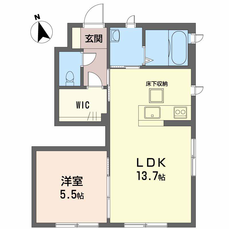 クレセオセブン　Ａ棟A0101-2