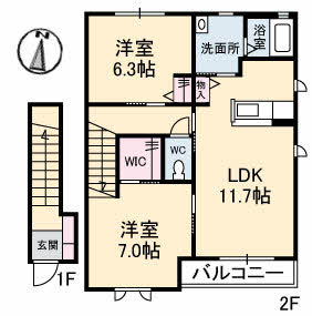 沢井手フラッツA0205-2