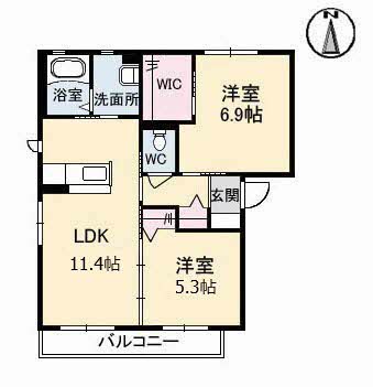 トワアムール　Ｅ棟E0201-2