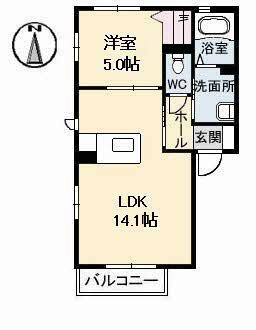 クレセントハイム　Ｂ棟B0201-2