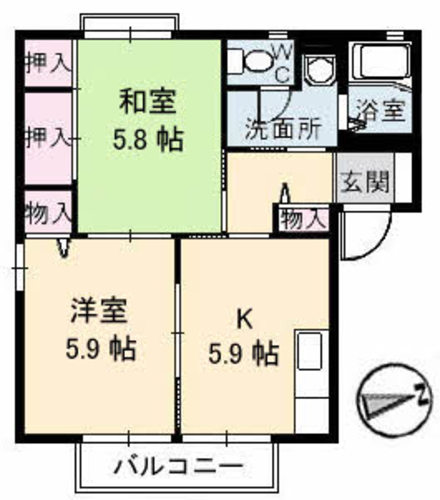 サングリーン　Ａ棟A0202-2