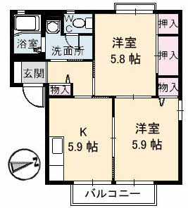 サングリーン　Ａ棟 A0201号-7