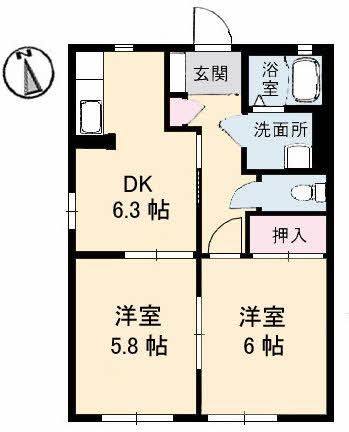 ハイツ旗ケ崎２１A0106-2