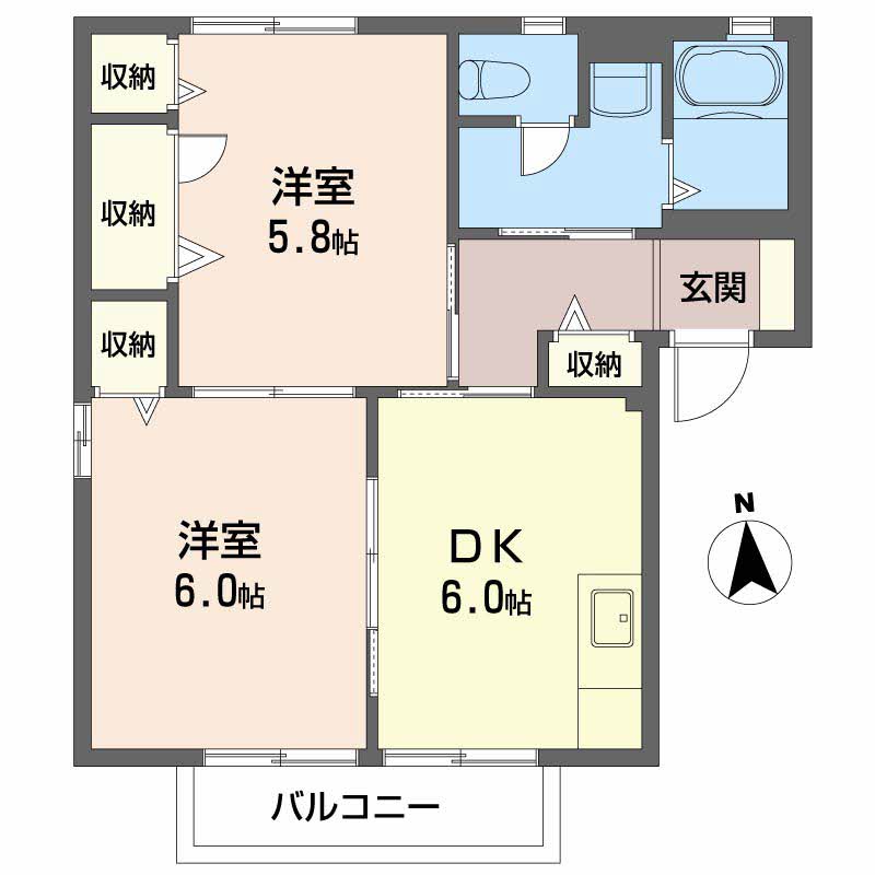 第二双葉ハイツ A棟 A0201号-15