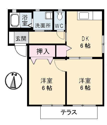 メイプルガーデン　Ｂ棟B0104-2
