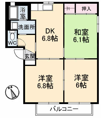 バリュージュ佐野　Ｄ棟D0202-2