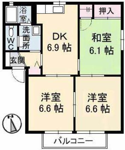 シャルマンらくざん Ⅰ棟 A0202号-16