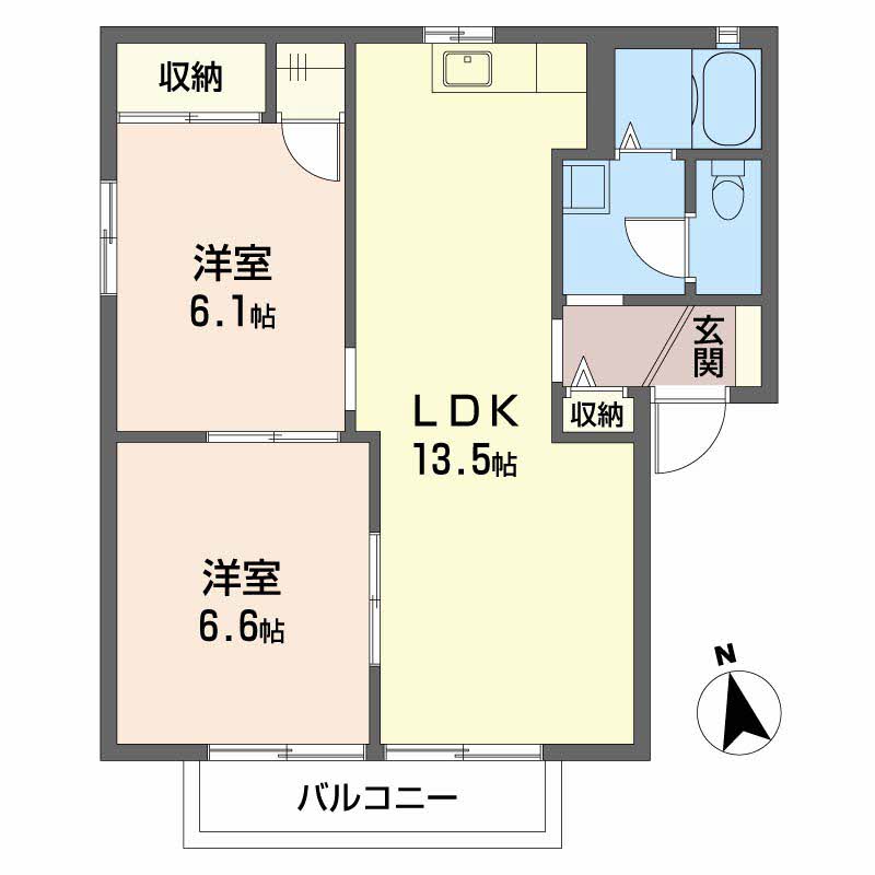 シャルマンらくざん　Ⅱ棟B0203-2