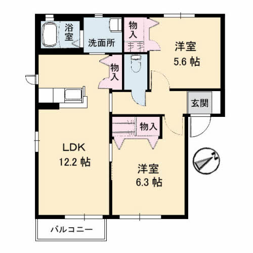 カンナビーＫ　Ａ棟A0102-2