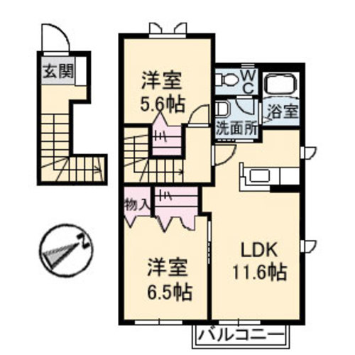 メゾン・ラ・パヴィエ　Ａ棟A0201-2