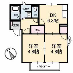 フレグランス　Ｂ棟 B0208号-16