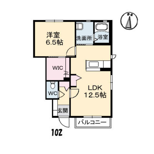 当社管理】コーポMIDORI A0102号室（島根県松江市