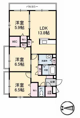 ベルアネス B棟 B0305号-16