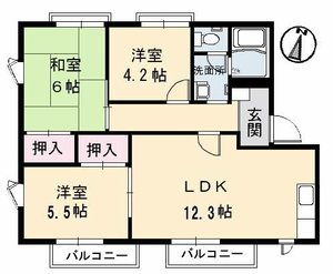 フレグランス阿賀南　Ｃ棟 C0202号-2