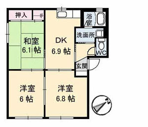 ミラベル焼山中央　Ａ棟 A0101号-16