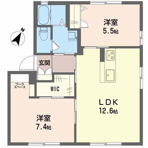 クレール山ノ代　Ａ棟 A0101号-3