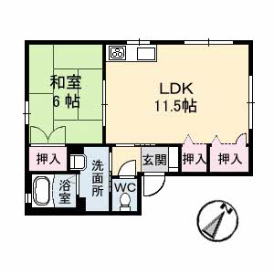 クレルバリュージュ　Ｃ棟 A0102号-2