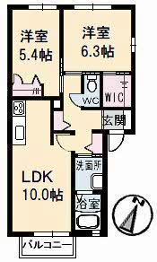 サザンクロスかるが A0203号室