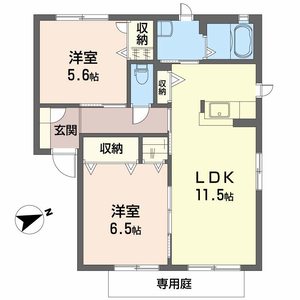 サンビーム串山　Ｅ棟 B0102号室