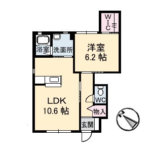 ヴィラ岩原 A0101号室