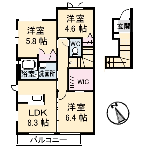 ヴェルデメゾンさだいわ　Ｄ棟 D0202号室