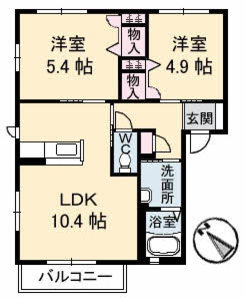 シャーメゾン高屋　Ａ A0201号室