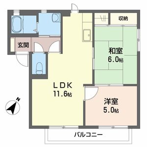 セトゥール・イン・ウエスト　Ｂ棟 B0105号室