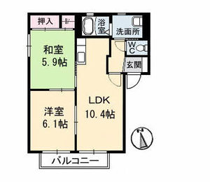 シャーメゾン八万　２番館 B0203号-2